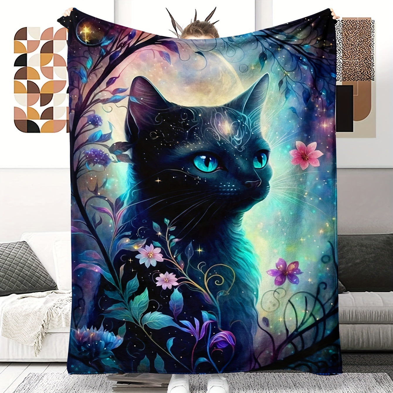 Flannel Blanket for Bed, Couch, Recliner & Travel - All-Season Comfort, -Pilling, Suitable for Adults and Teens