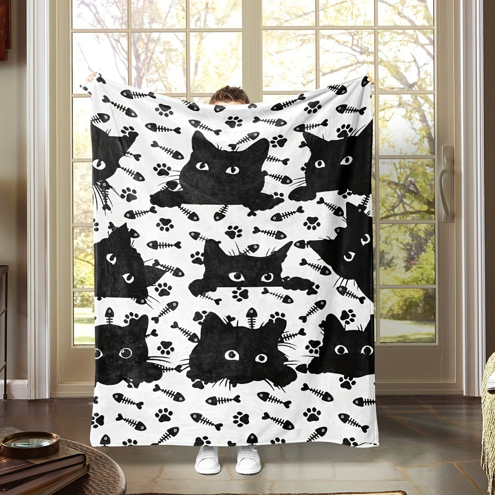 Flannel Blanket for Bed, Couch, Recliner & Travel - All-Season Comfort, -Pilling, Suitable for Adults and Teens