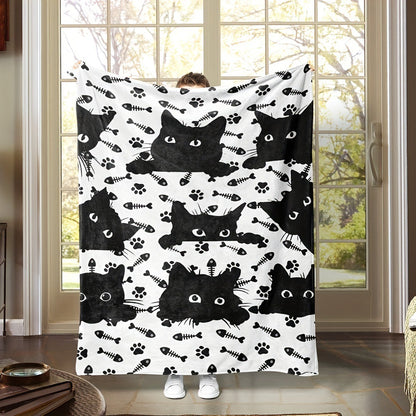 Flannel Blanket for Bed, Couch, Recliner & Travel - All-Season Comfort, -Pilling, Suitable for Adults and Teens