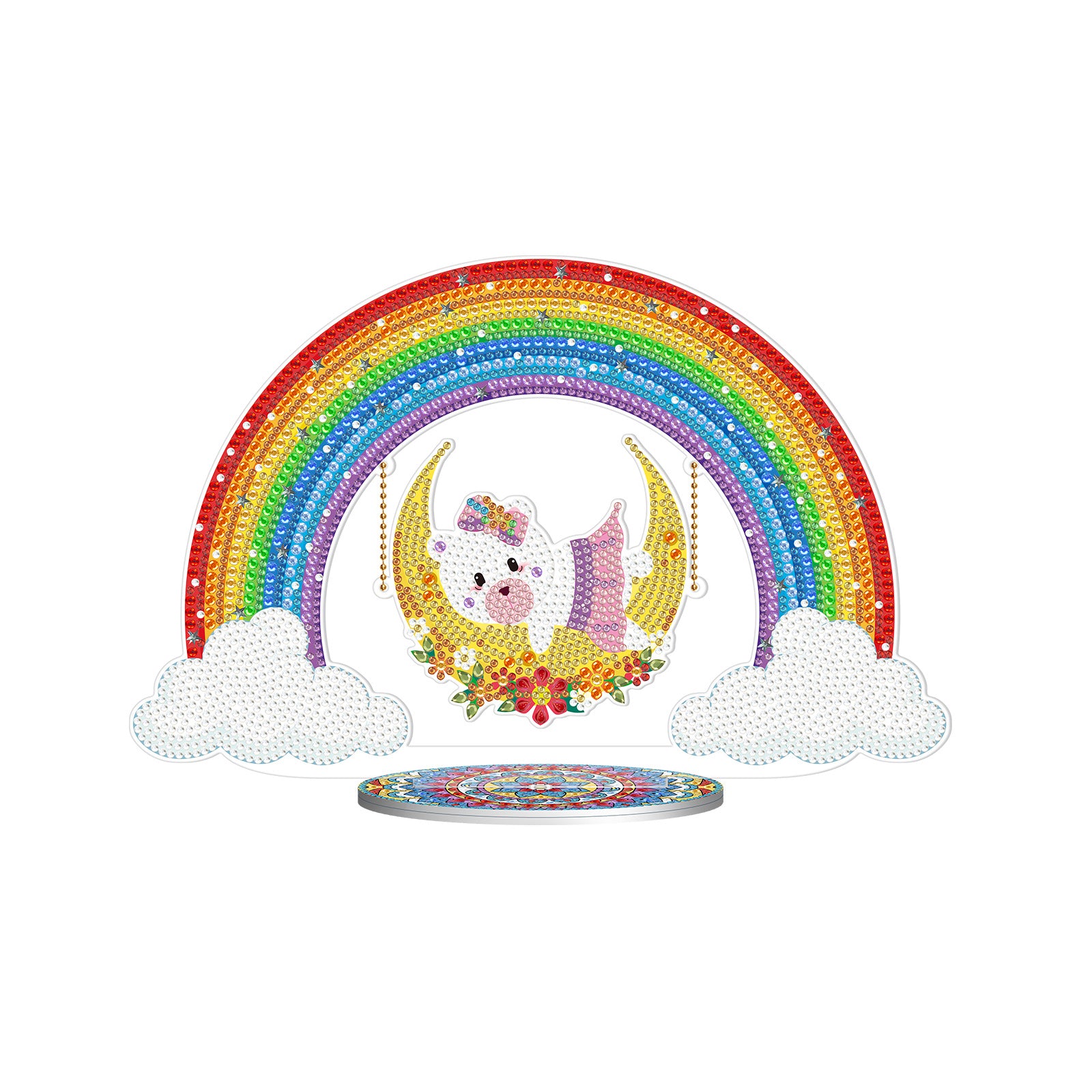 DIY Crystal Diamond Painting Table Ornament