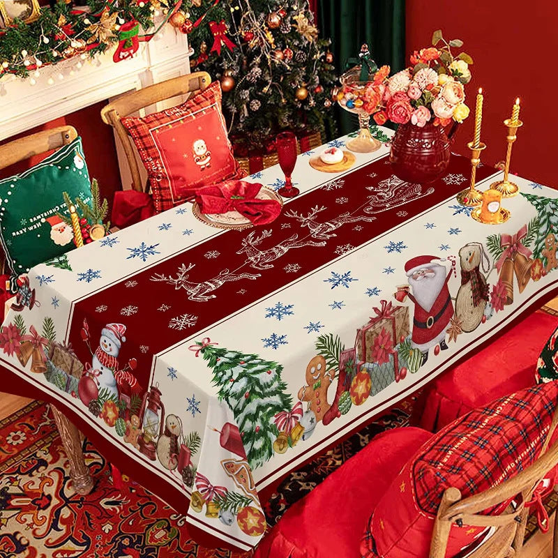 Festive Christmas Tablecloth