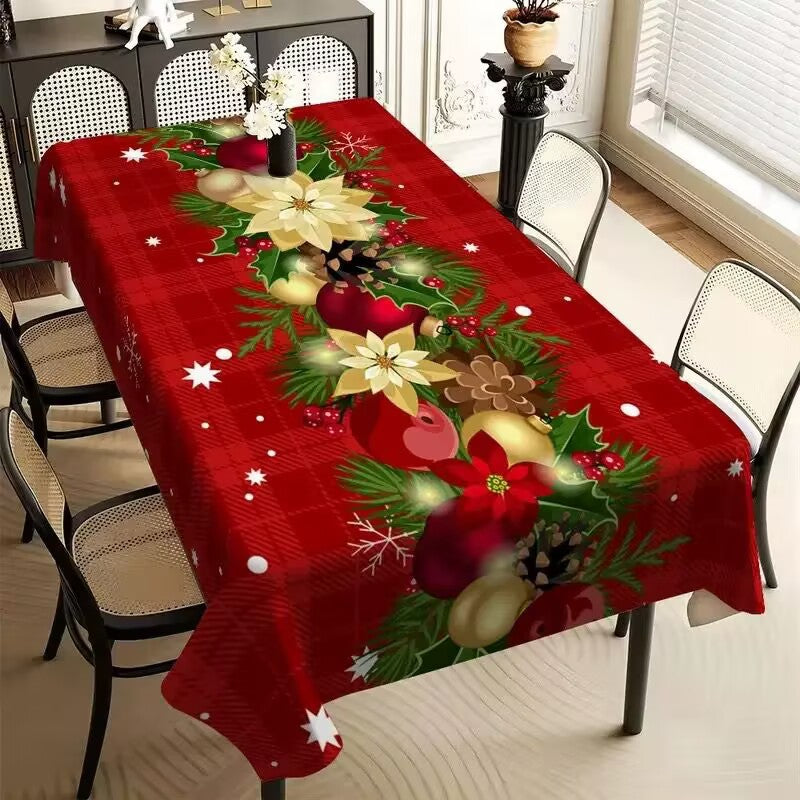 Festive Christmas Tablecloth