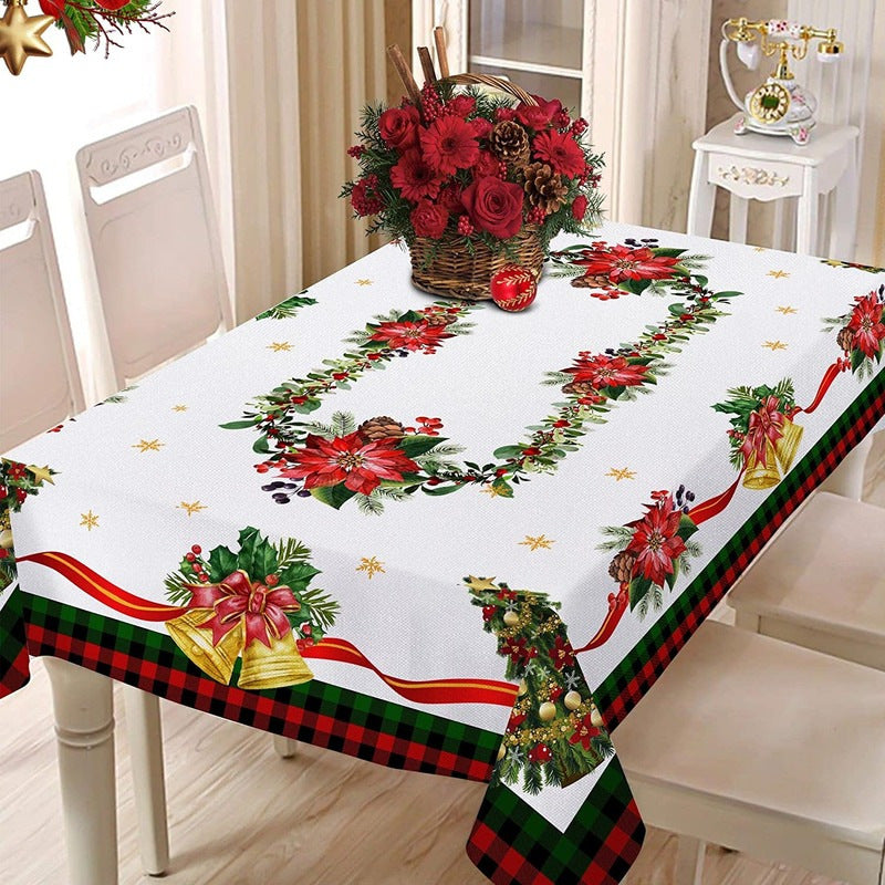 Festive Christmas Tablecloth