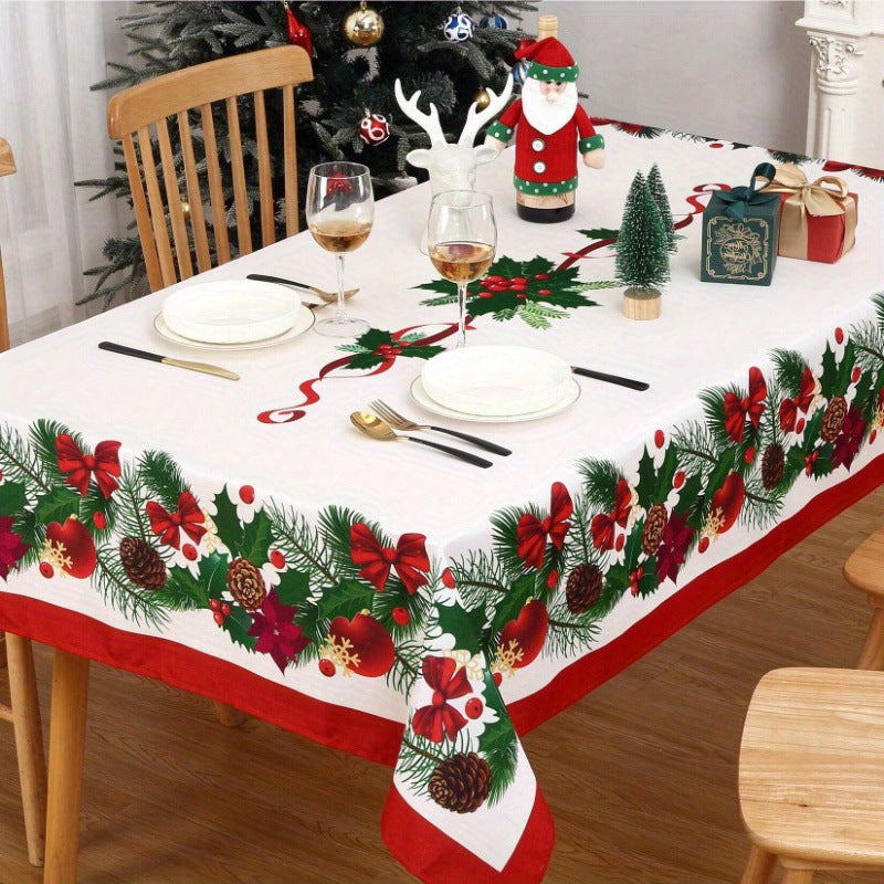 Festive Christmas Tablecloth