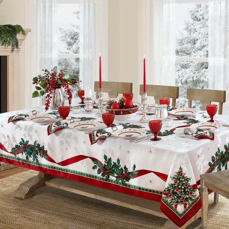 Festive Christmas Tablecloth