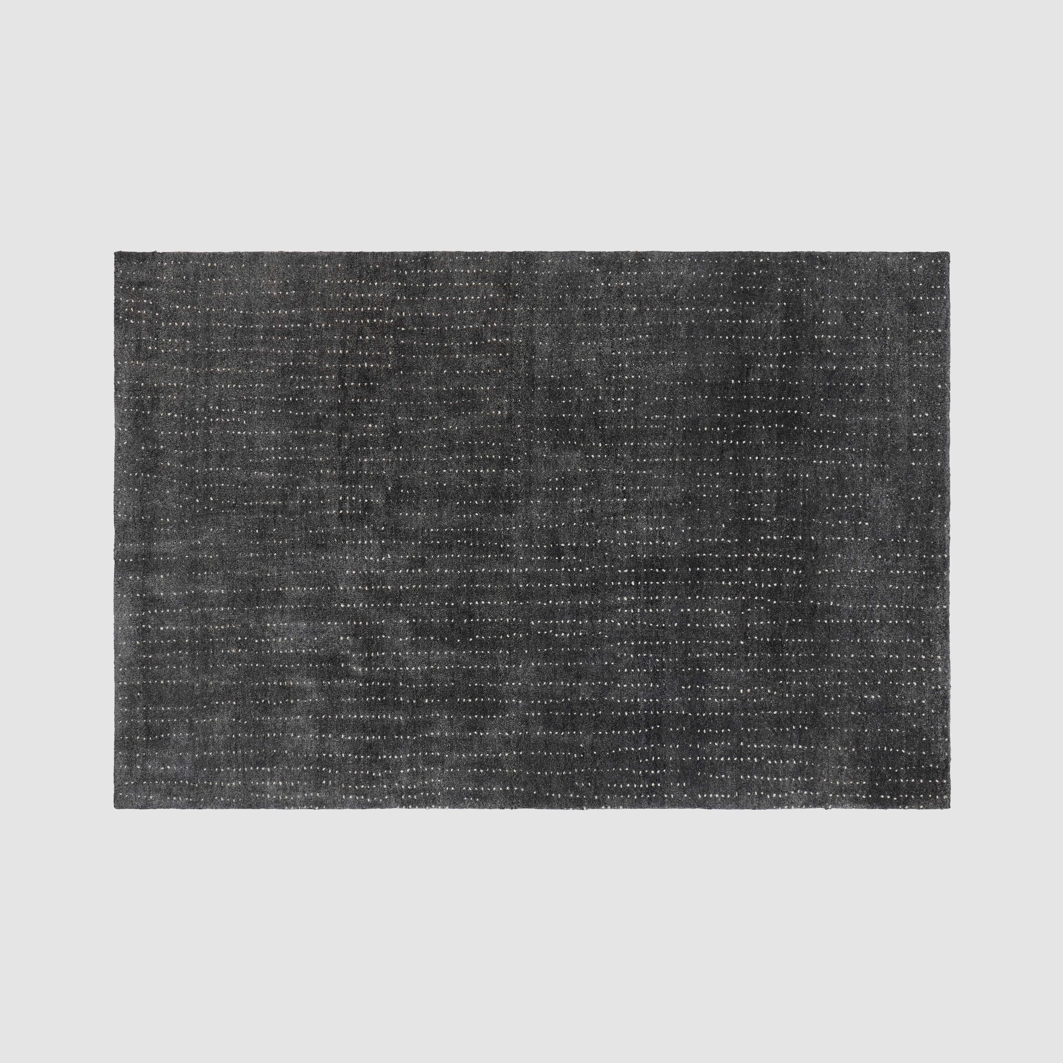 Atashi Hand-Knotted Area Rug - Stone Blue