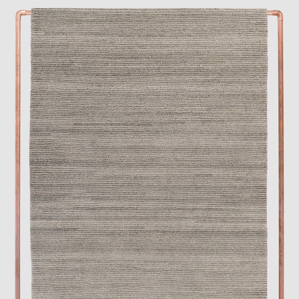 Lata Hand-Knotted Area Rug - Grey
