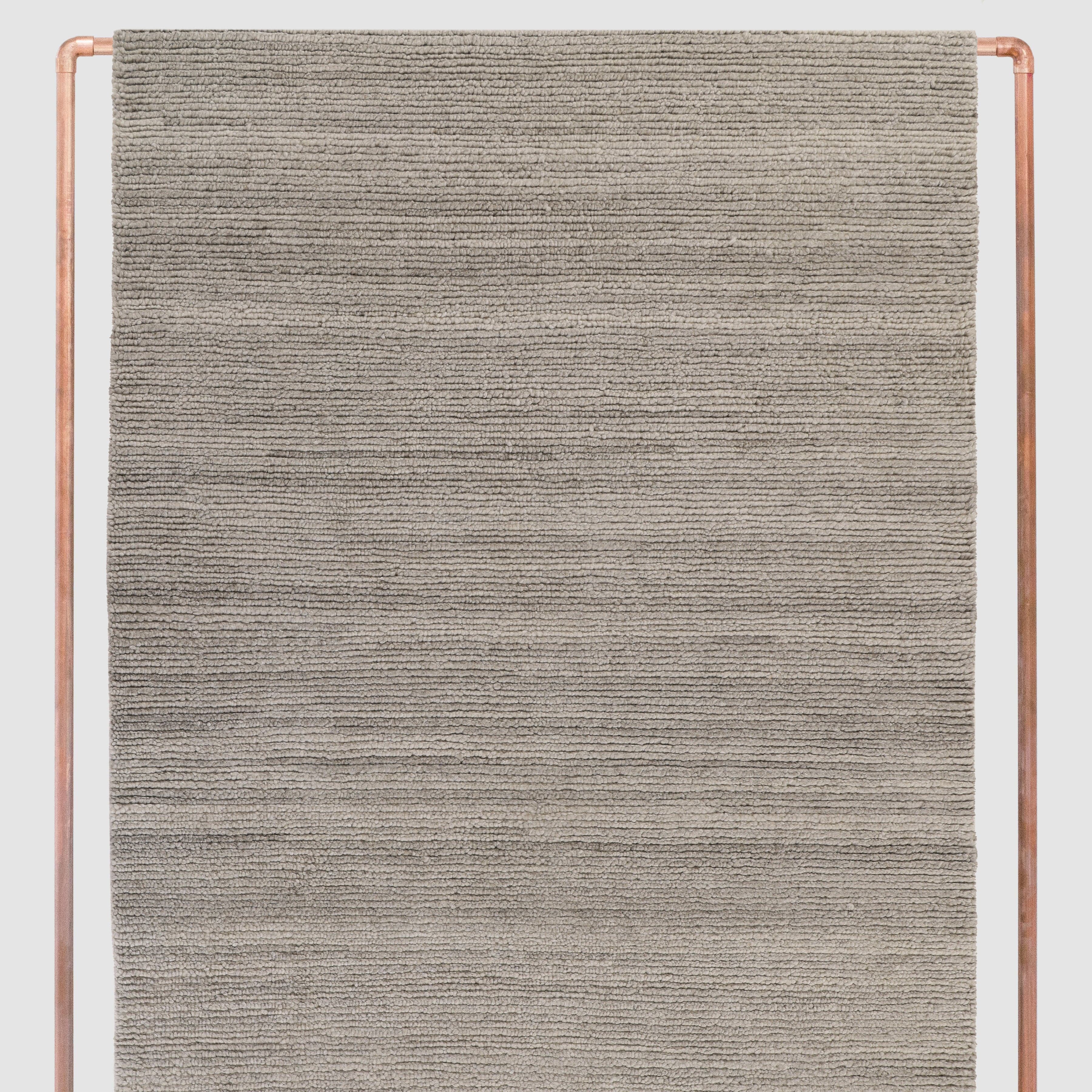 Lata Hand-Knotted Area Rug - Grey