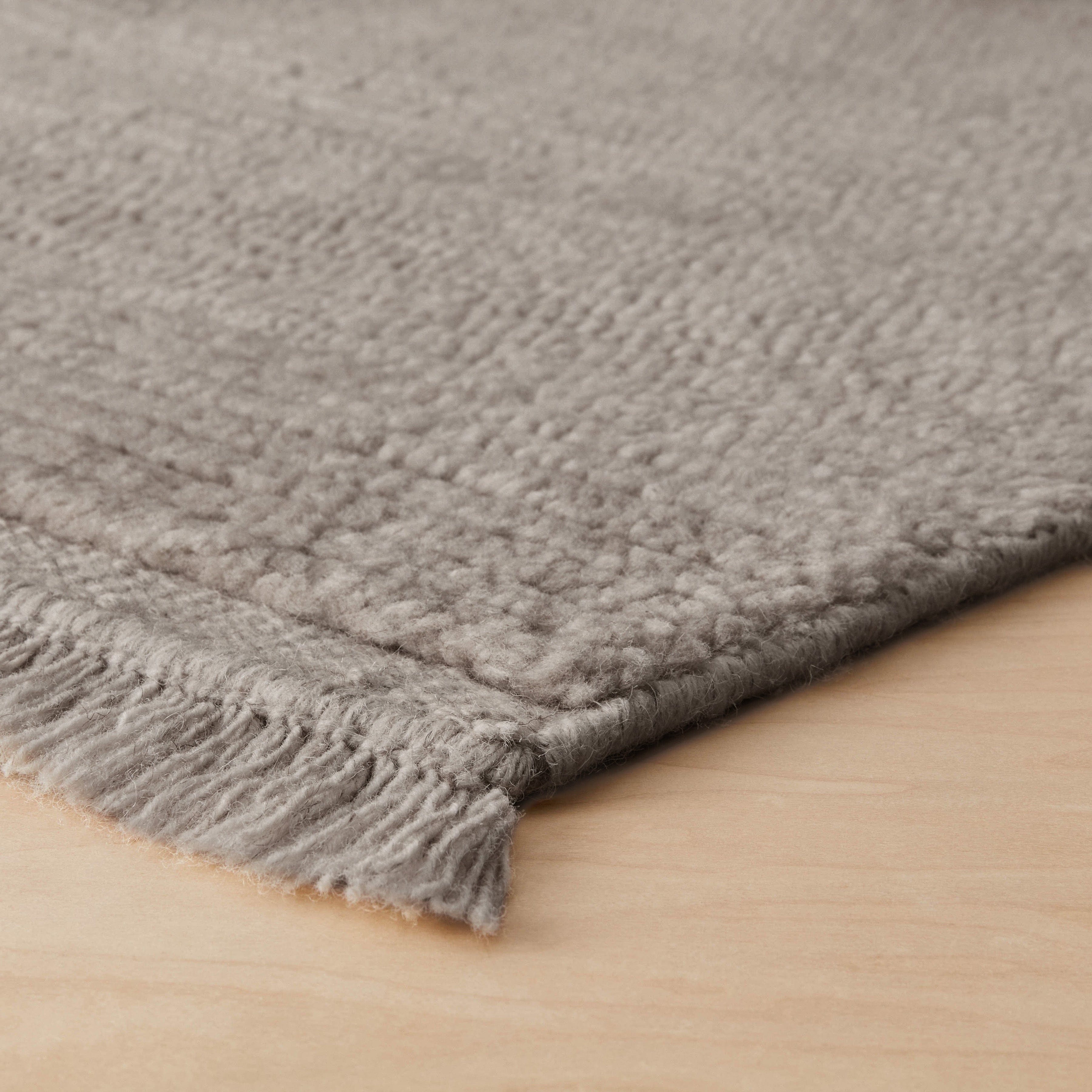 Lata Hand-Knotted Area Rug - Grey