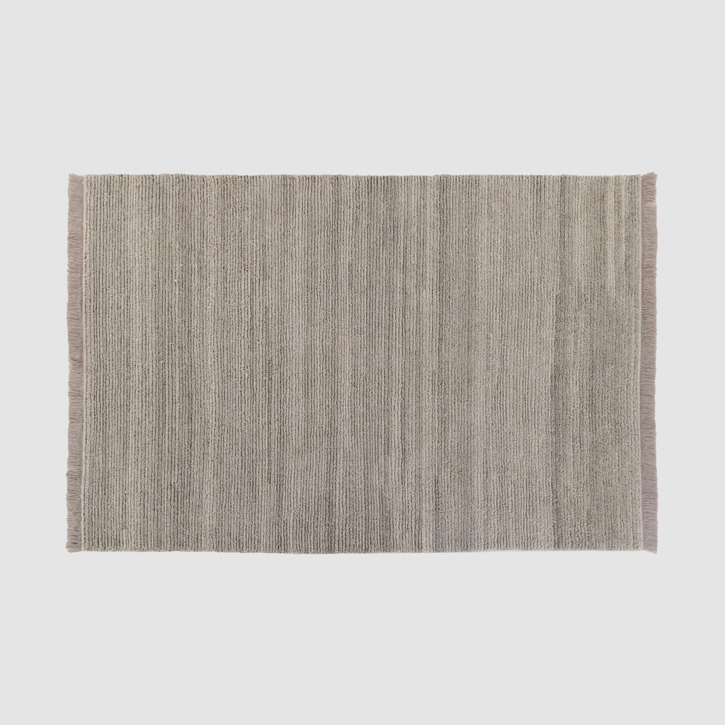 Lata Hand-Knotted Area Rug - Grey