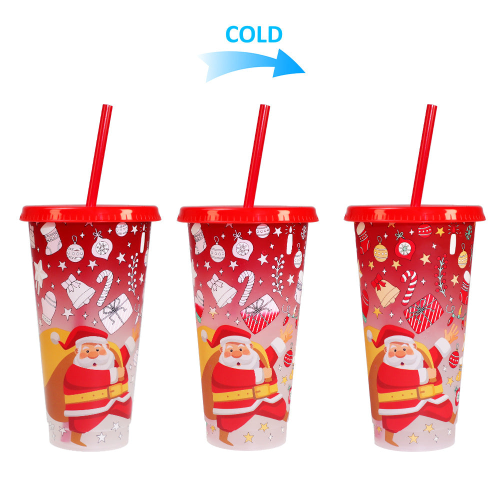 ❤️Color-changing cup 🎅🎄 Christmas Cup