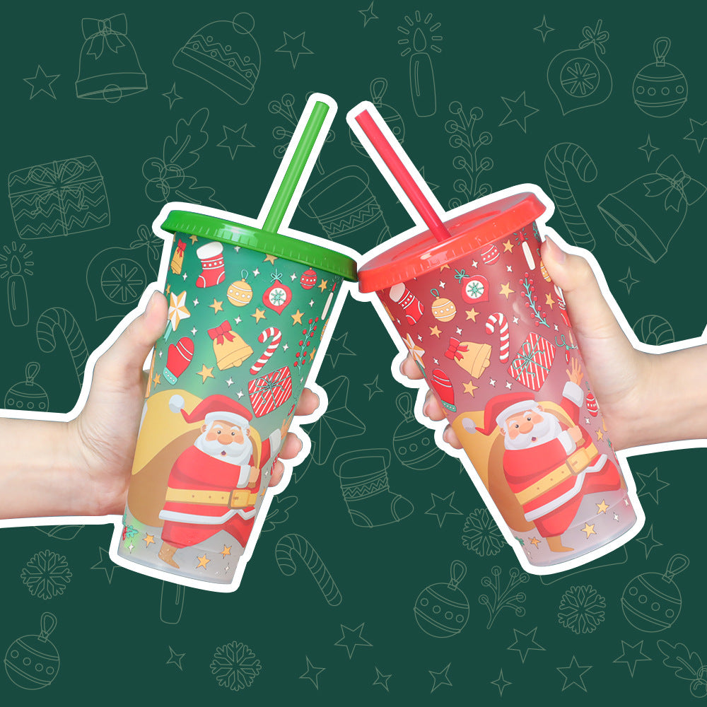 ❤️Color-changing cup 🎅🎄 Christmas Cup
