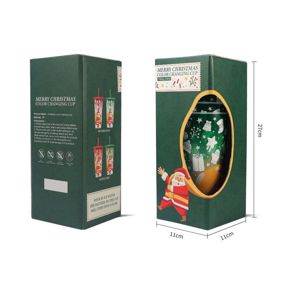 ❤️Color-changing cup 🎅🎄 Christmas Cup