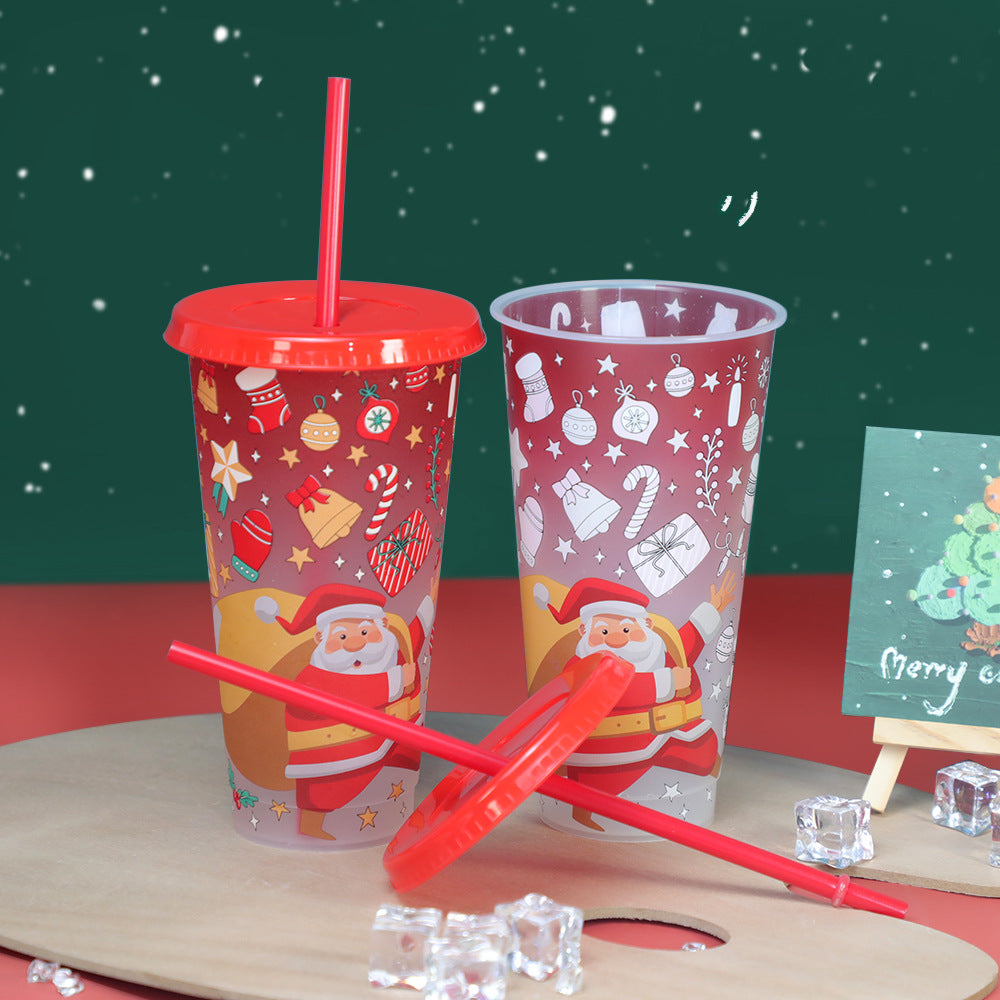 ❤️Color-changing cup 🎅🎄 Christmas Cup