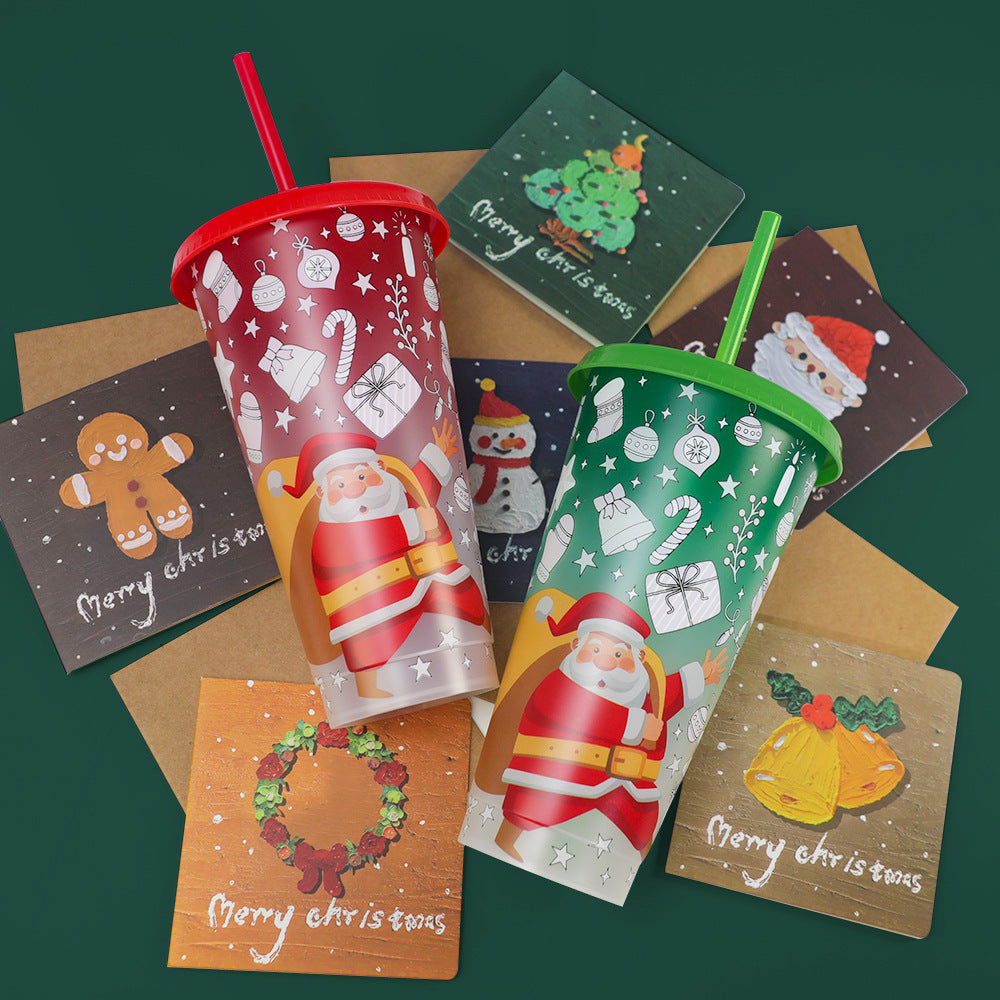 ❤️Color-changing cup 🎅🎄 Christmas Cup