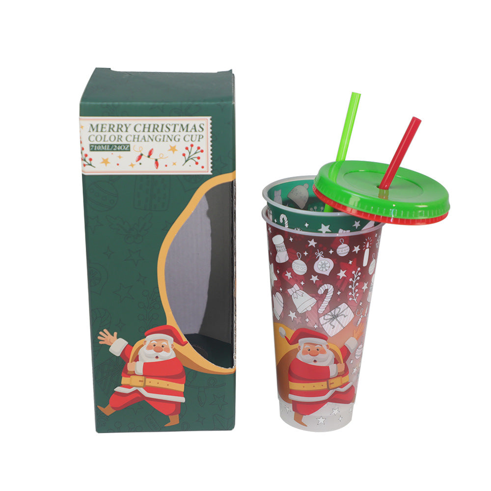 ❤️Color-changing cup 🎅🎄 Christmas Cup