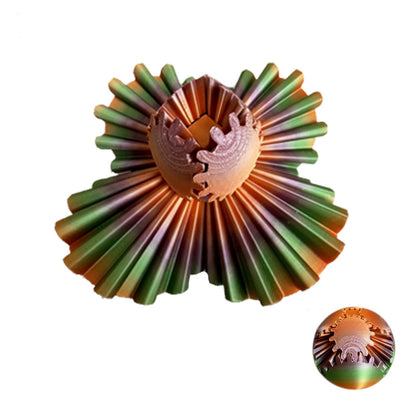 🎁【3D Printed Gear Ball】Spin Cube Stress Relief Fidget Toys for Adults & Kids, Rotating Sphere Puzzle