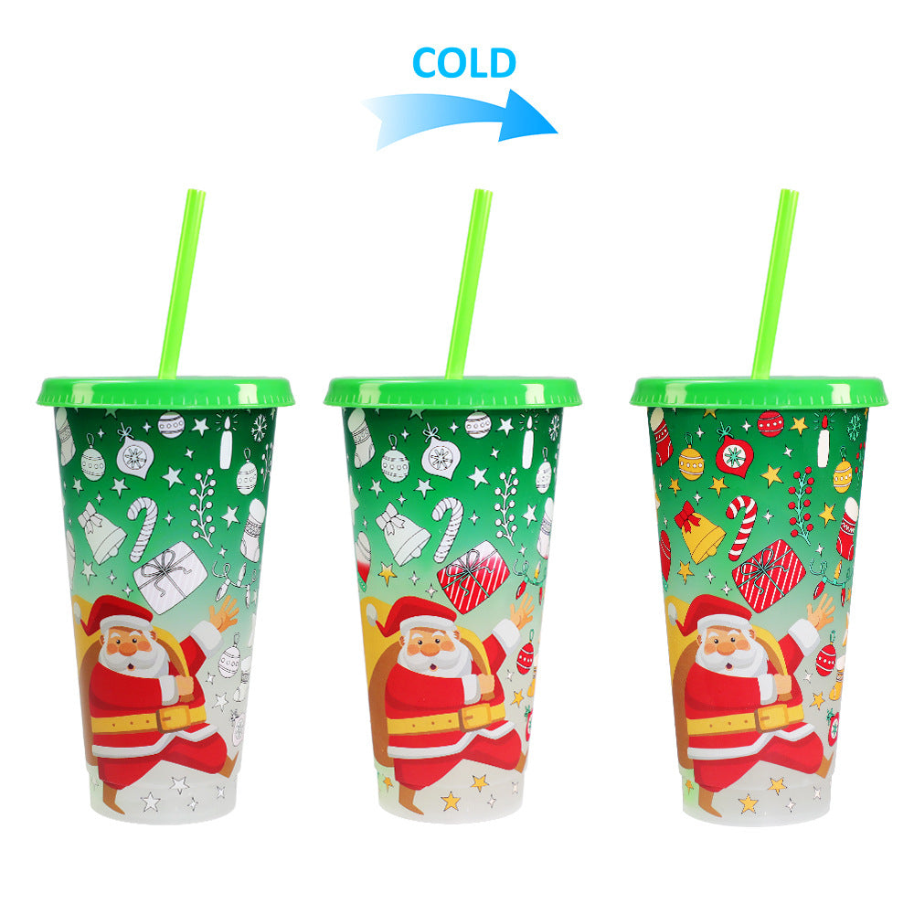 ❤️Color-changing cup 🎅🎄 Christmas Cup