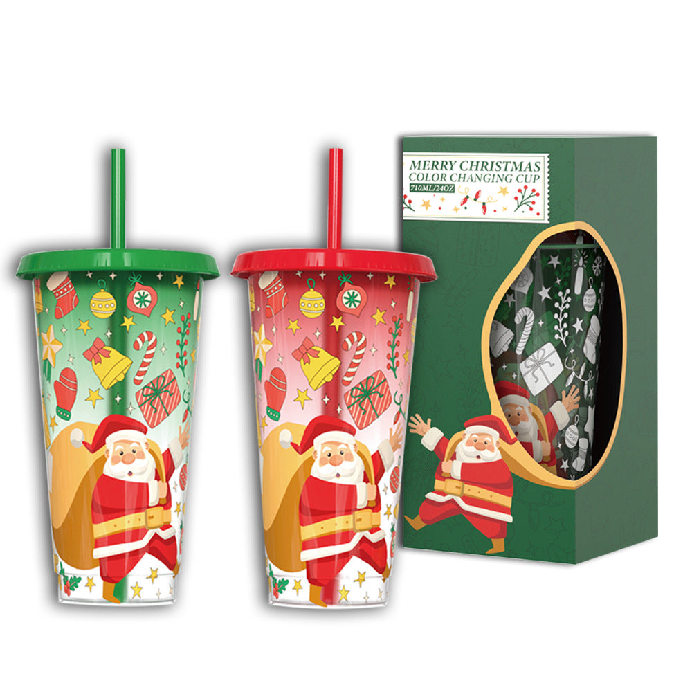 ❤️Color-changing cup 🎅🎄 Christmas Cup