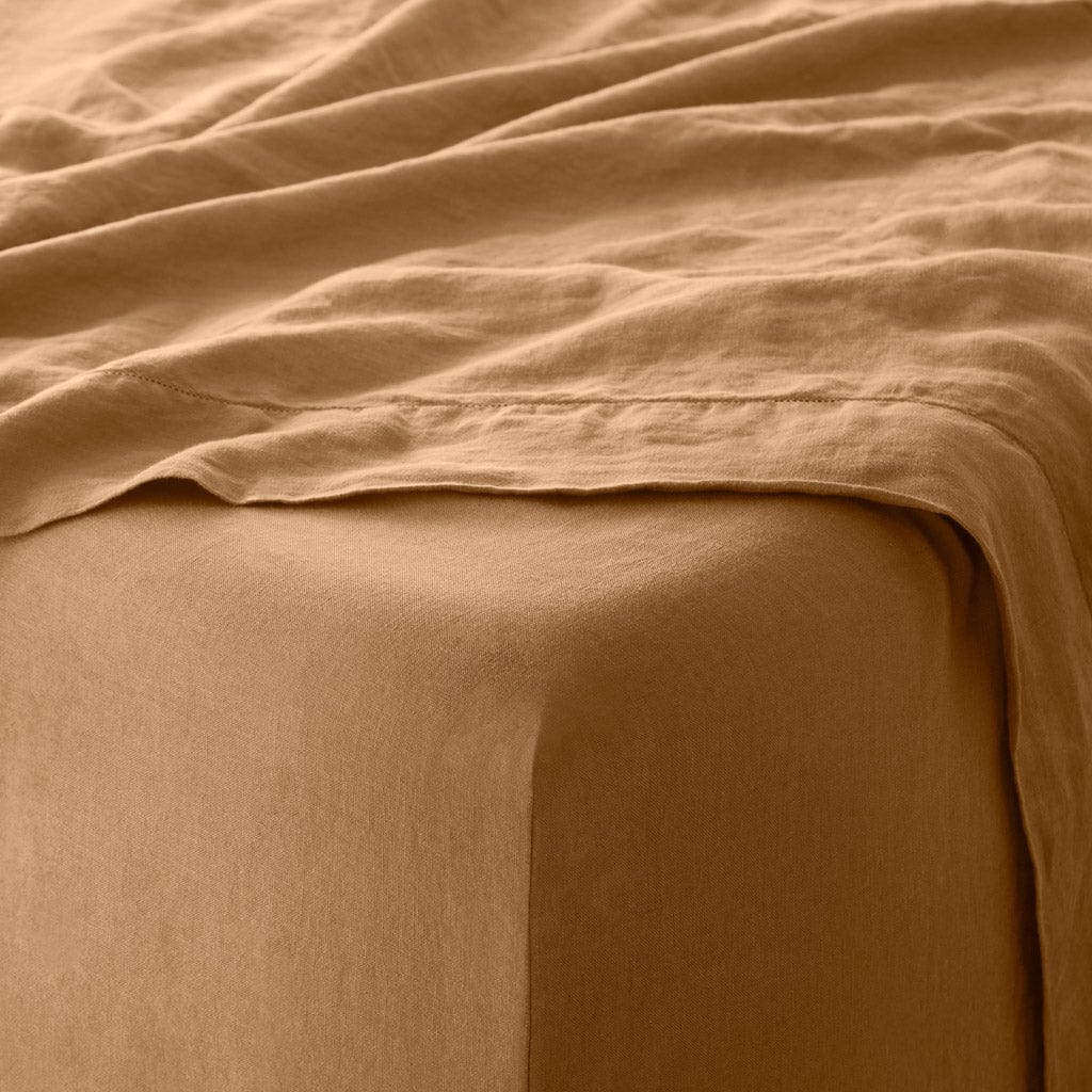 Stonewashed Linen Sheet Set